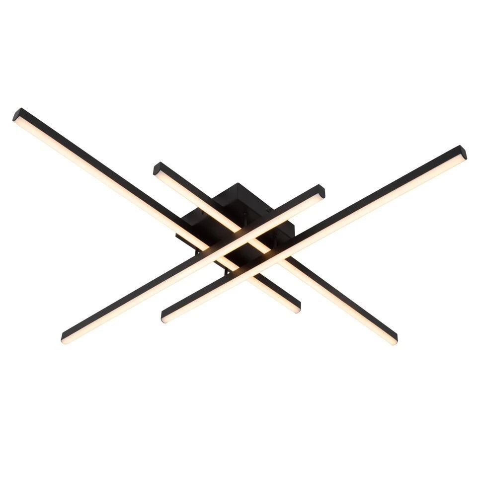 Lucide NOVAK Plafonnière - Zwart 1 Lucide NOVAK Plafonnière - Zwart