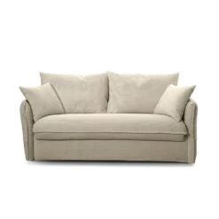 CALICOSY - Slaapbank MIRA - Ecru - 90x185x104 Cm