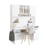 California - Bureau - Tienerkamer - 58x138x179 Cm - Wit