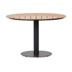 Lisomme Bente Ronde Tuintafel Bruin - Ø 113 Cm
