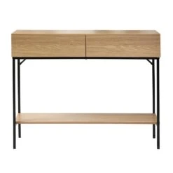 CALICOSY - Sidetable - Licht Hout - 81x100x35 Cm