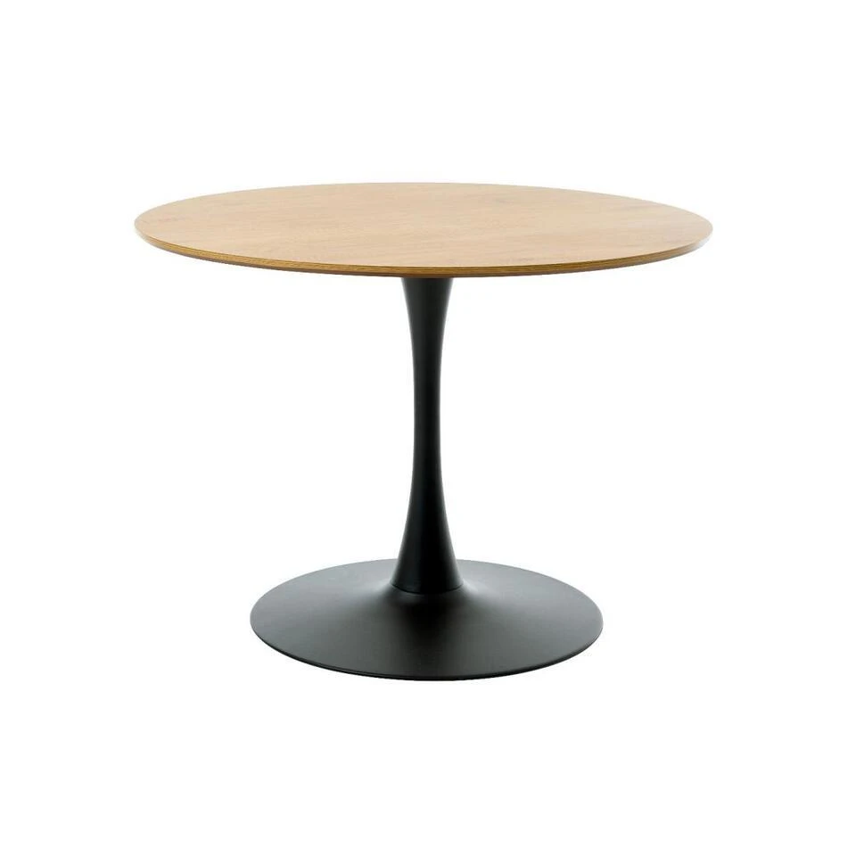Nordic Home - Lenard Eettafel Rond Ø100 Cm - Naturel 1 Nordic Home - Lenard Eettafel Rond Ø100 Cm - Naturel