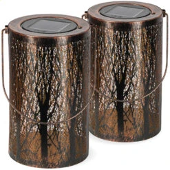 Goliving Solar Tafellamp Oasis - 2 Stuks - LED Buitenverlichting Zonne-energie