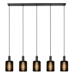 Lucide LAMBRES Hanglamp - Zwart