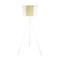 EGLO Arnhem Staande Lamp - E27 - Papier/Staal - Wit/Bruin