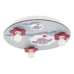 EGLO Lalelu Plafonnière - E14 - Hout - Multi