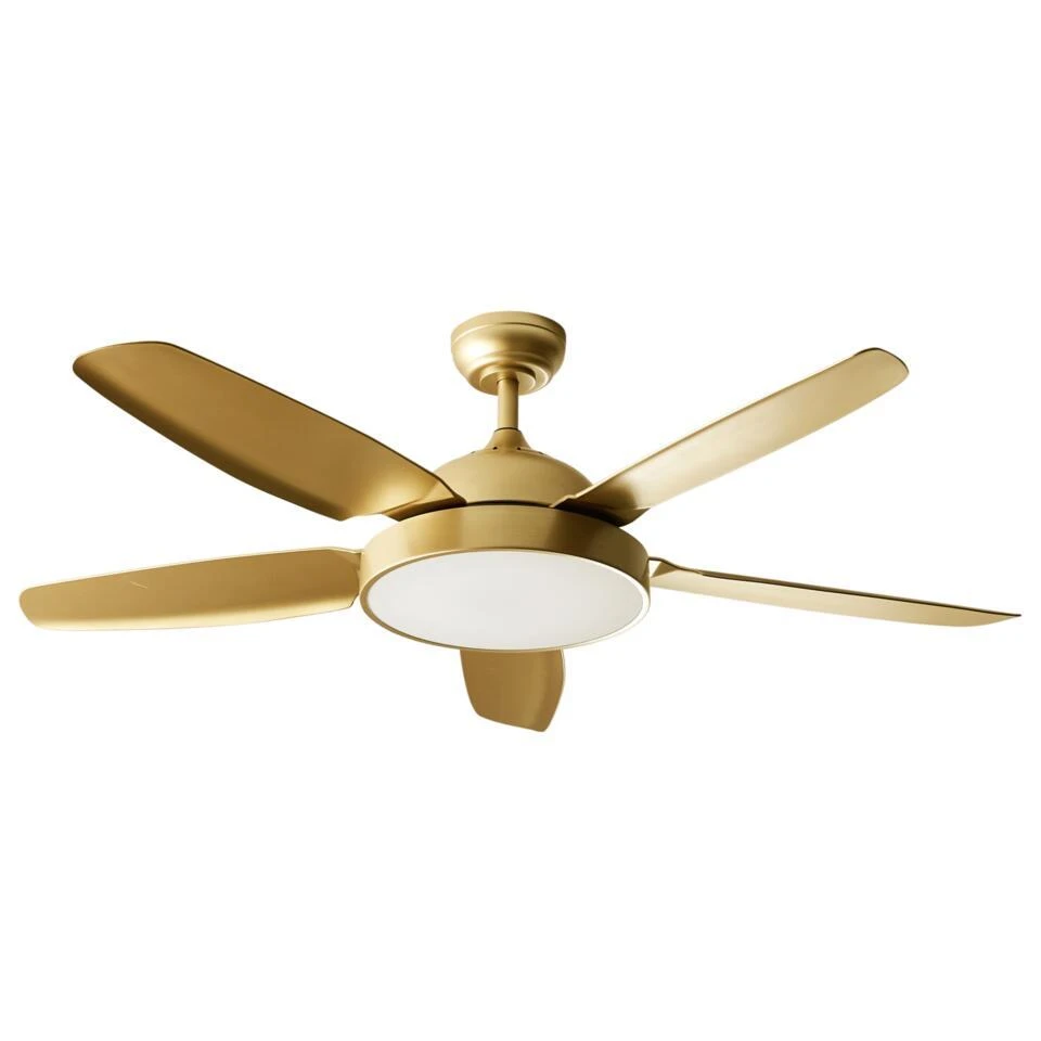 GOSHAABA - Plafondventilator - Messing - IJzer 1 GOSHAABA - Plafondventilator - Messing - IJzer