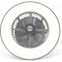 QECK Plafonventilator - Plafondventilator Afstandsbediening - Wit - Plafondlamp