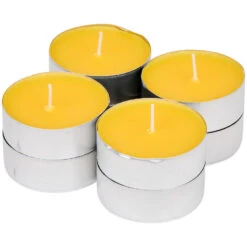 ATMOSPHERA Citronella Geur Theelichtjes - Citrusgeur - 24x Stuks