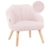 MILAND - Kinderfauteuil - Pastelroze - Bouclé