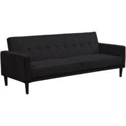 Avon - Slaapbank 3-zits In Antraciet Ribstof