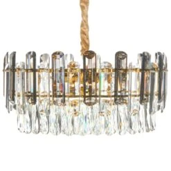 MANTARO - Kroonluchter - Goud/Transparant - Glas