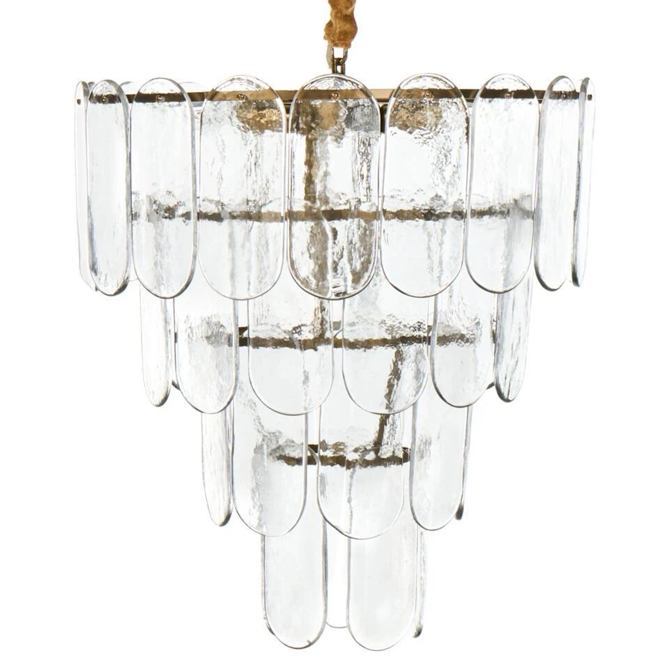 CARAVELI - Kroonluchter - Messing/Transparant - Glas 1 CARAVELI - Kroonluchter - Messing/Transparant - Glas