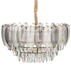 CANAGUA - Kroonluchter - Messing/Transparant - Glas