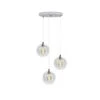 EGLO Ariscani 2 Hanglamp - E27 - Ø 42,5cm-gekleurd Glas - Chroom