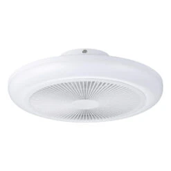 EGLO Sayulita 1 Plafondlamp Met Ventilator - 46 Cm - Wit