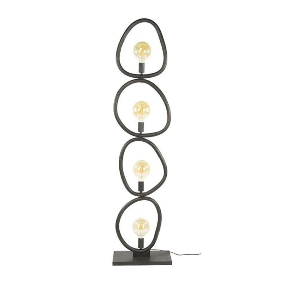 Hoyz Collection - Vloerlamp Pebble 4-lichts - Artic Zwart 1 Hoyz Collection - Vloerlamp Pebble 4-lichts - Artic Zwart