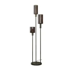 Hoyz Collection - Vloerlamp Sepiora Getrapt 3-lichts - Sienna Brown