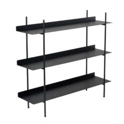 CALICOSY - Rek PIPER - Zwart - 106x120x34 Cm