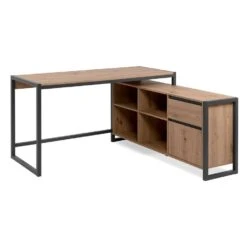 CALICOSY - Bureau PRAGUE - Licht Hout - 75x139x139 Cm
