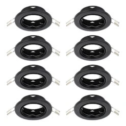 EGLO Agulo Inbouwspot - 10x - Ø86 - GU10 - Zwart