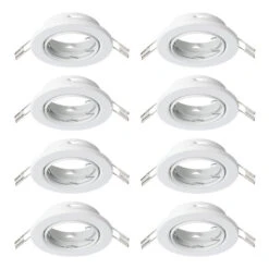 EGLO Agulo Inbouwspot - 10x - Ø86 - GU10 - Wit