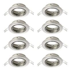 EGLO Agulo Inbouwspot - 10x - Ø86 - GU10 - Nikkel Mat