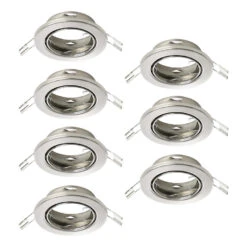 EGLO Agulo Inbouwspot - 7x - Ø86 - GU10 - Nikkel Mat