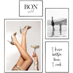 Set Poster Met Lijst - Vier Het Moment