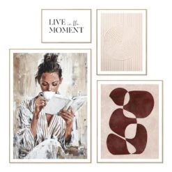 Set Poster Met Lijst - Moment Voor Jezelf
