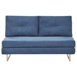 JERSLEV - 3-zits Slaapbank - Blauw - Stof