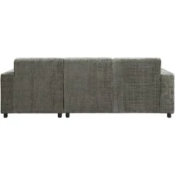 Bank Aberdeen Met Chaise Longue Rechts - Cremona - Grijs -Leenbakker Winkel 10101455 0900