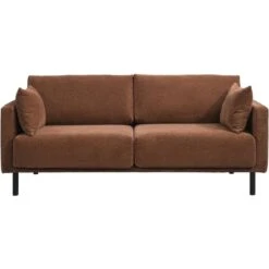 Bank Siem 2,5-zits - Stof Egon - Terracotta