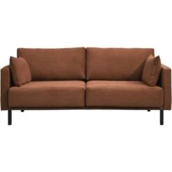 Bank Siem 2,5-zits - Ribstof Fjord - Terracotta