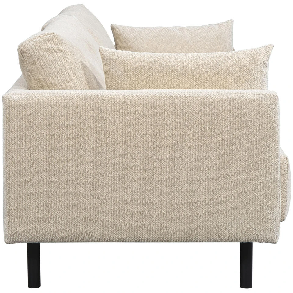 Bank Siem 3-zits - Stof Egon - Beige 4 Bank Siem 3-zits - Stof Egon - Beige - Afbeelding 4