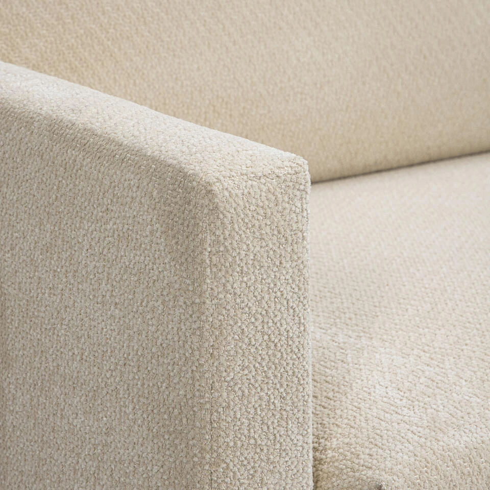 Bank Siem 3-zits - Stof Egon - Beige 9 Bank Siem 3-zits - Stof Egon - Beige - Afbeelding 9