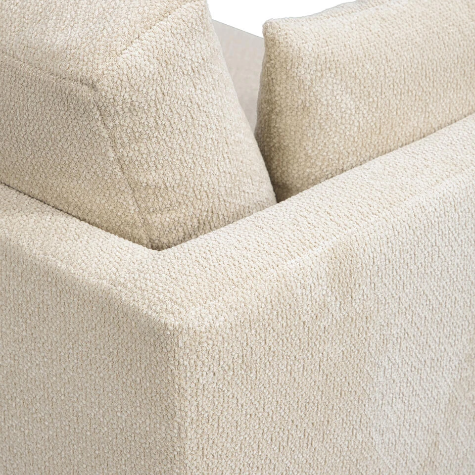 Bank Siem 3-zits - Stof Egon - Beige 10 Bank Siem 3-zits - Stof Egon - Beige - Afbeelding 10