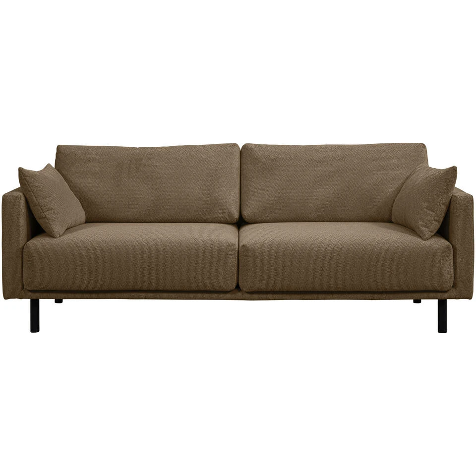 Bank Siem 3-zits - Stof Egon - Bruin 1 Bank Siem 3-zits - Stof Egon - Bruin