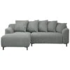 Bank Elsa Met Chaise Longue Links - Stof Eden - Grijs