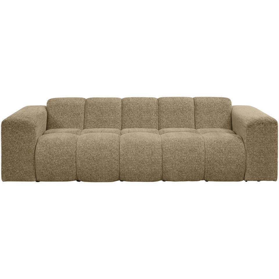 Bank Beau 3-zits - Stof Raven - Taupe 1 Bank Beau 3-zits - Stof Raven - Taupe