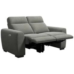 Bank James Verstelbaar 2-zits - Stof Gaucho - Donkergrijs -Leenbakker Winkel 10111682 0302