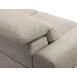 Hoekbank Dave Rechts - Elektrisch Verstelbaar - Lichtgrijs -Leenbakker Winkel 10112248 9007