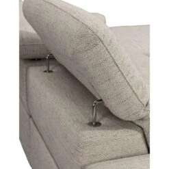 Hoekbank Dave Rechts - Elektrisch Verstelbaar - Lichtgrijs -Leenbakker Winkel 10112248 9008