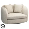 Loveseat Enzio - Stof Wandy - Champagne