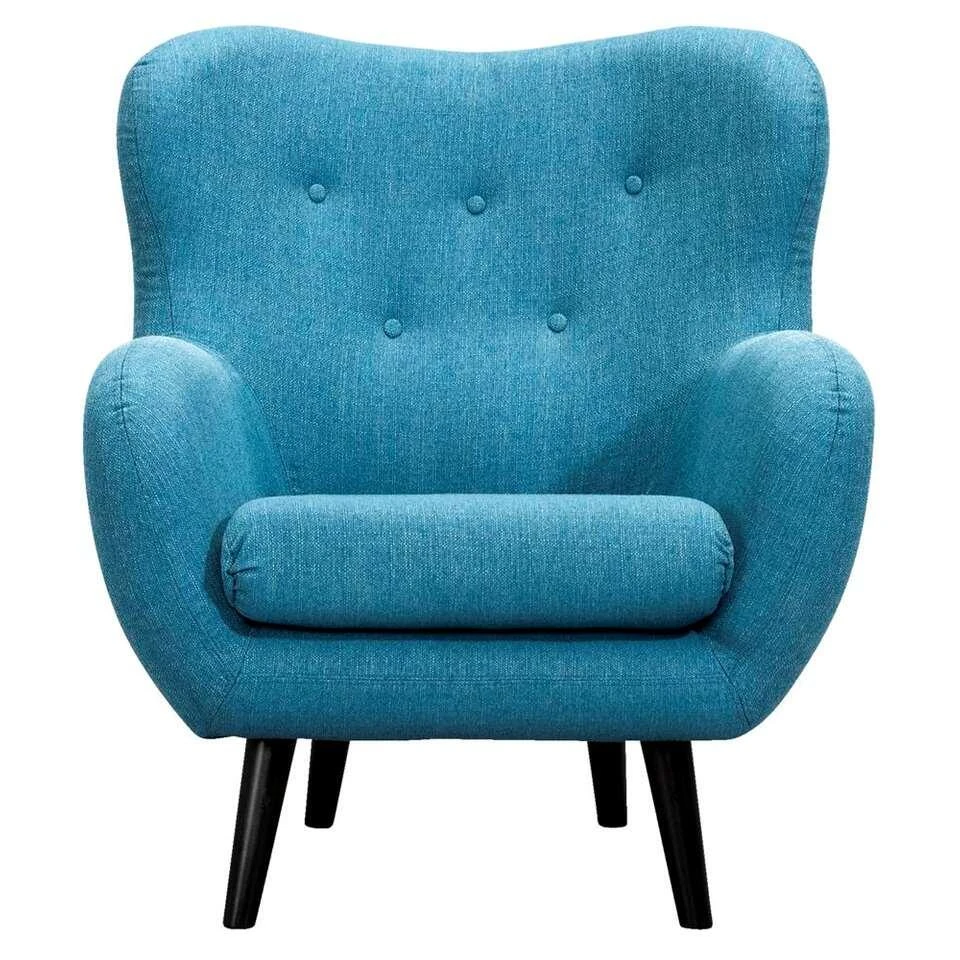 Fauteuil Viborg - Stof - Turquoise 1 Fauteuil Viborg - Stof - Turquoise
