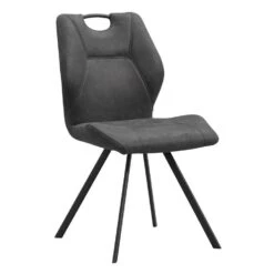 Eetkamerstoel Jesse - Antraciet 5 Eetkamerstoel Jesse - Antraciet -Leenbakker Winkel 10307040 0300
