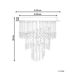 ESMELLE - Kroonluchter - Zilver - ⌀ 35 Cm - Kristal -Leenbakker Winkel 1100a30552a349b78584d854d1e62da1