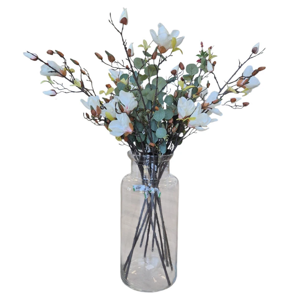 Bellatio Design Vaas - Melkbus - Glas - 9 L - 21 X 50 Cm 1 Bellatio Design Vaas - Melkbus - Glas - 9 L - 21 X 50 Cm