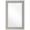 Beliani Wandspiegel NEVEZ - Grijs Synthetisch Materiaal