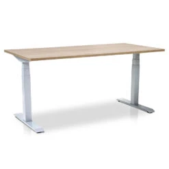 MRC PRO Elektrisch ARBO Zit-sta Bureau - 140x80 Cm - Midden Eiken